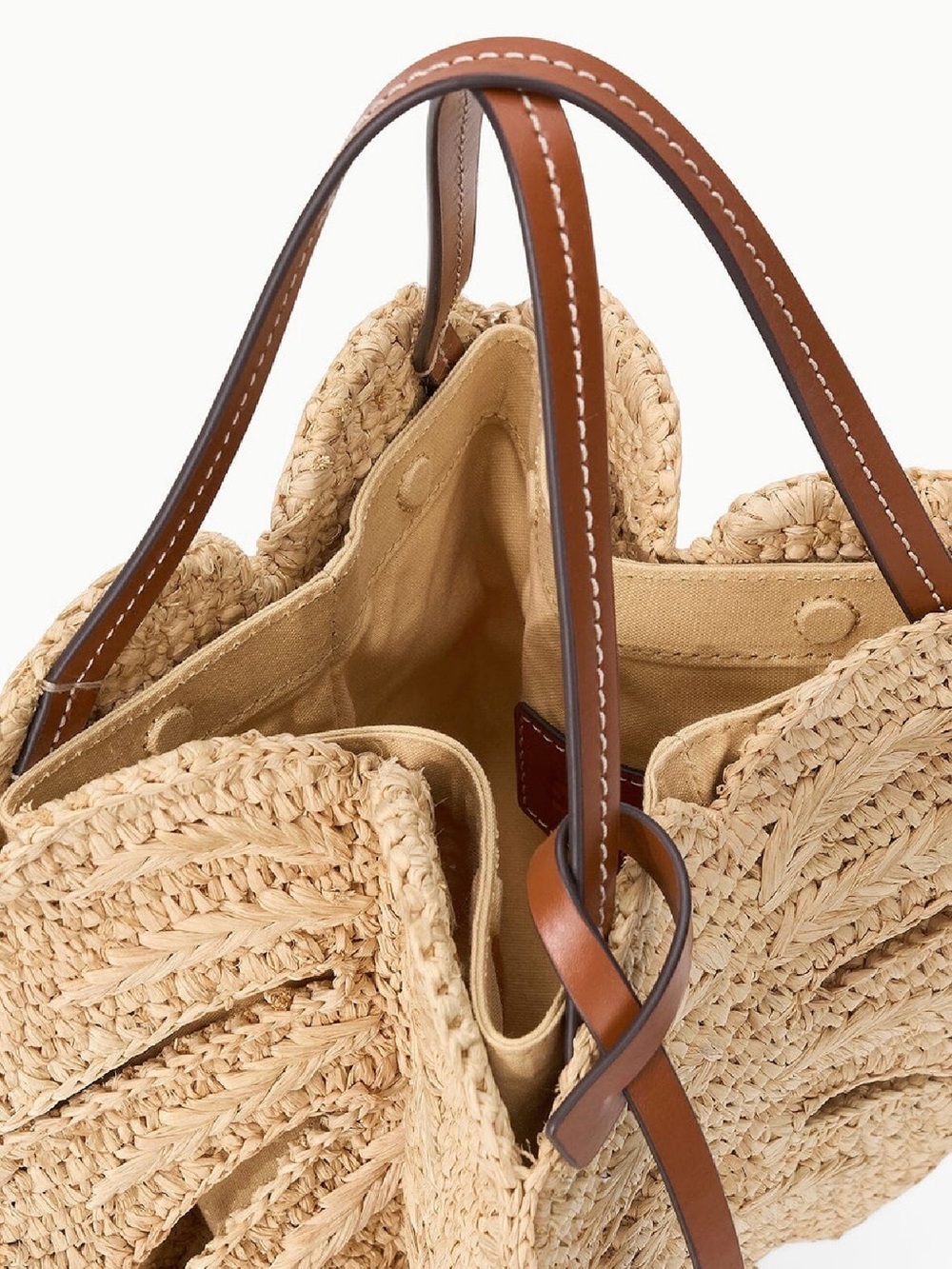 Palm Raffia Natural Bag - Picture 5 of 5